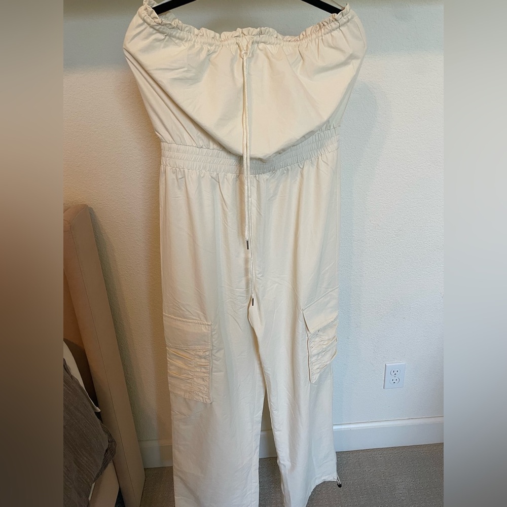 SkyLar Rose jumpsuit with cinched waist